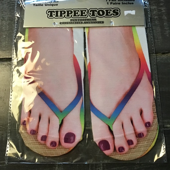 New Tippee Toes Fun Footwear Novelty Socks 3 Pack - Picture 4 of 5